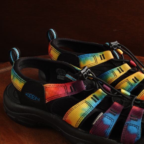 Keen Sandal WMS SZ 8.5 Multi Tie Die Newport Retro Fisherman Outdoor Hiking Shoe - Picture 7 of 16